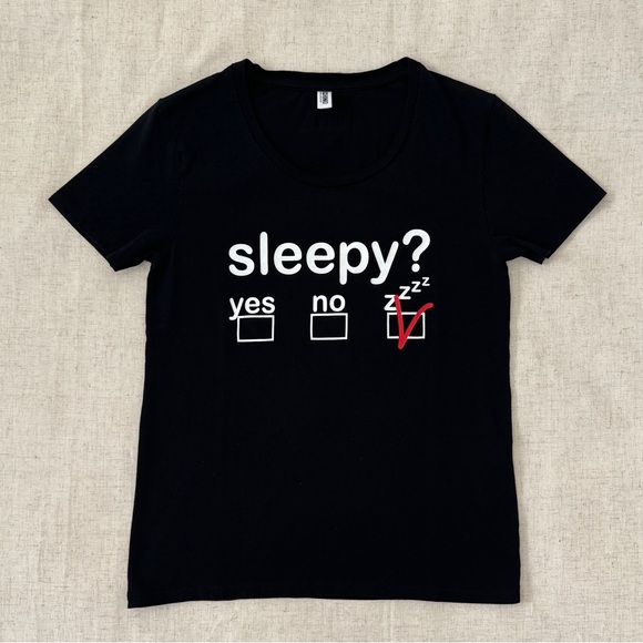 Moschino Tops - Moschino “sleepy?” Underwear T-Shirt